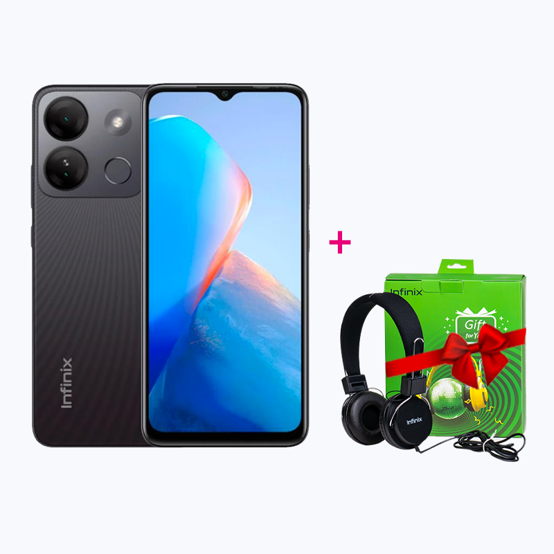Infinix Smart 7 HD X6516 - 64 Go - 2 Go RAM + Casque INFINIX Gift