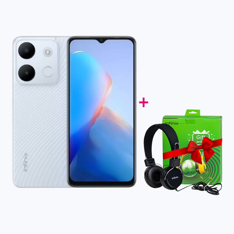 Infinix Smart 7 X6515 - 64 Go - 7 Go RAM (4+3 extensible) + Casque INFINIX Gift