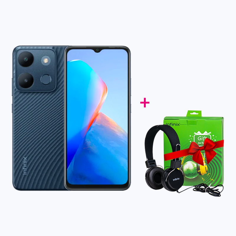Infinix Smart 7 X6515 - 64 Go - 7 Go RAM (4+3 extensible) + Casque INFINIX Gift
