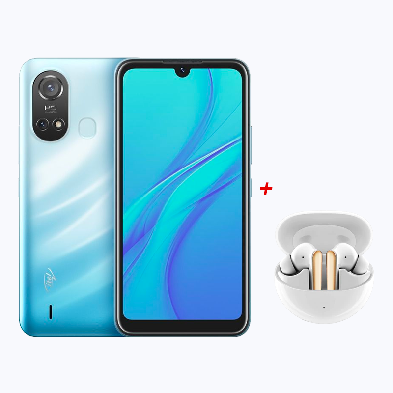 ITEL A58 LITE 16+1 + TWS Earphone itel T3