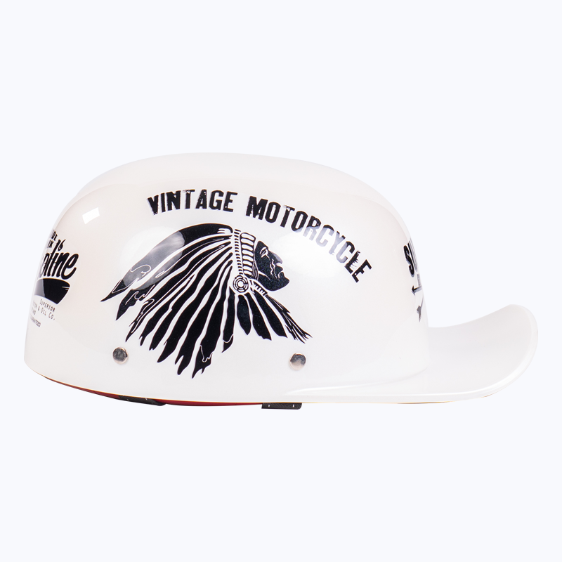 Casque retro motocycle INDIANS - TIGER