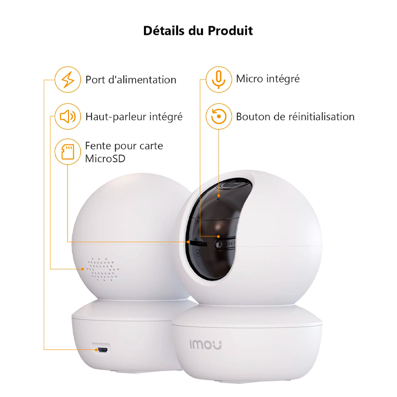 Caméra Ranger SE WiFi 2MP IPC-A23P - IMOU