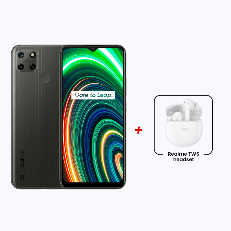 realme C25Y RMX3269 + realme TWS headset RMA210