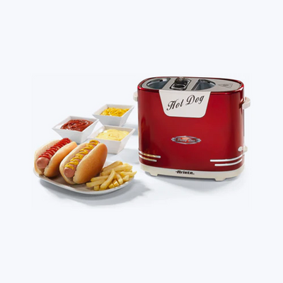 Appareil  Hot-dog Party Time 650 W Rouge - ARIETE