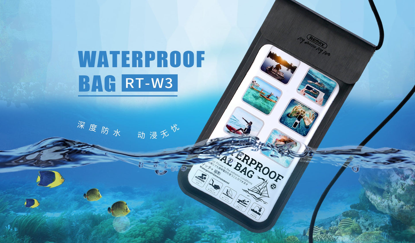 Pochette de téléphone étanche REMAX RT-W3