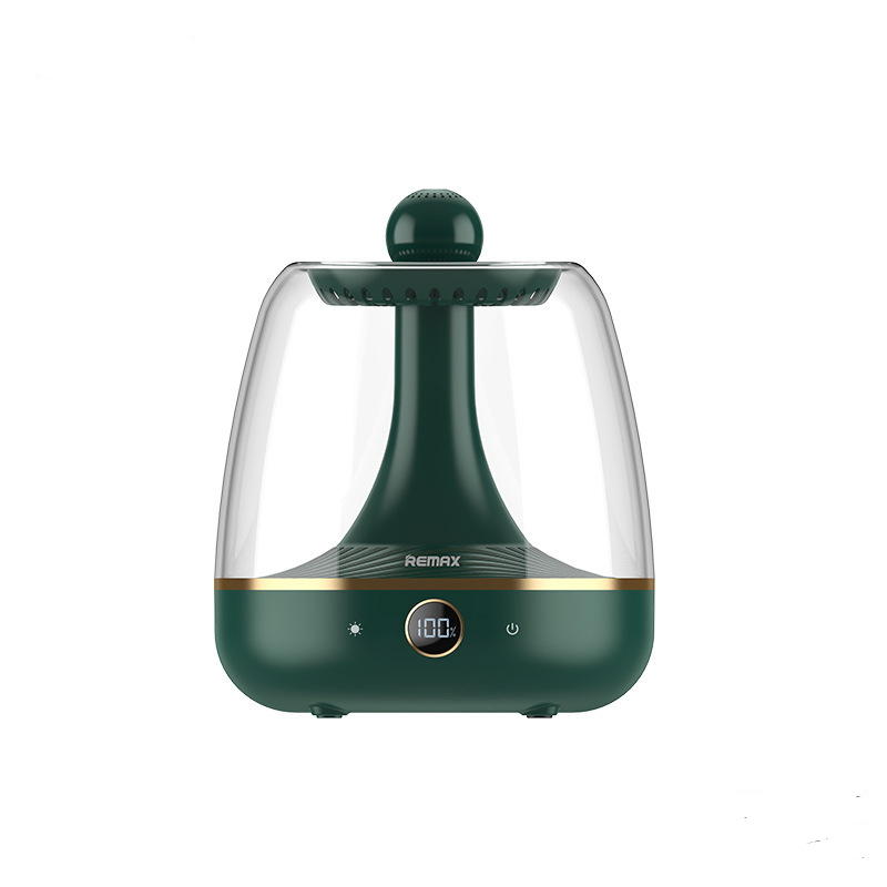 Humidificateur & Diffuseur à vapeur d'huiles essentielles 1.6L Vert RT-A700 Remax