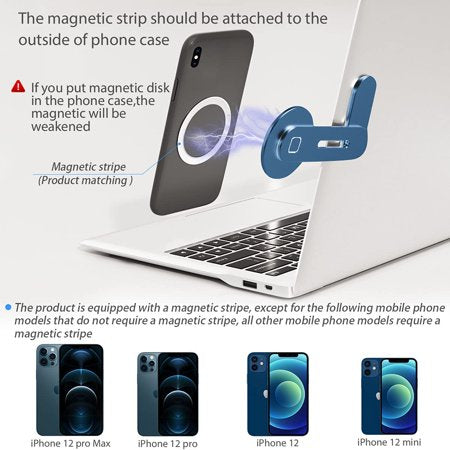 Support de téléphone magnétique pour ordinateur adaptés à tous les