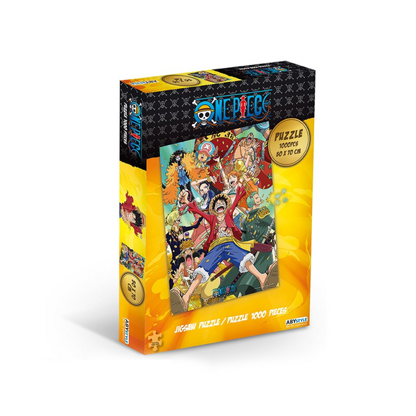 ONE PIECE - Puzzle 1000 pièces - Equipage de Luffy ;